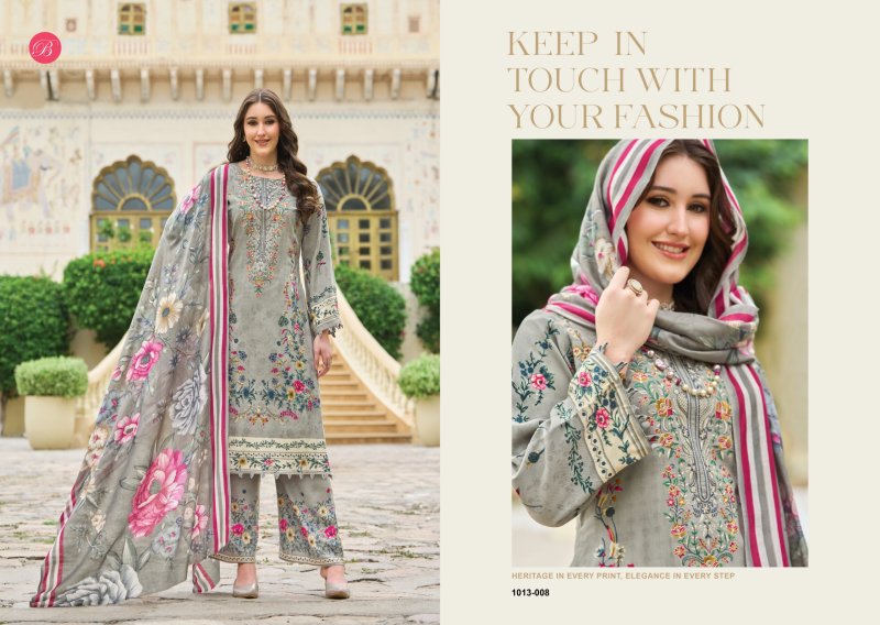 Dilshad Vol 7 Belliza Viscose Rayon Printed Dress Material